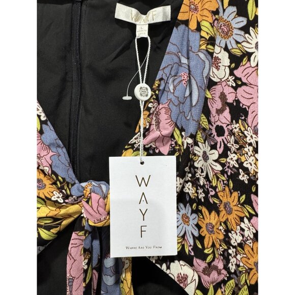 WAYF Women Floral Dress LARGE - Picture 3 of 3